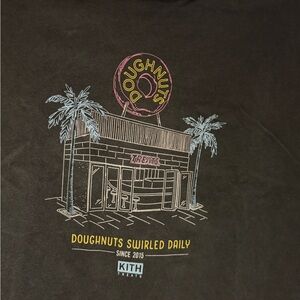 Kith Treats Doughnut Shop Tee in Black